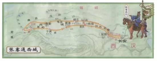 张骞通西域与丝路走势，冷热循环的历程